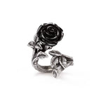 Wild Black Rose Ring
