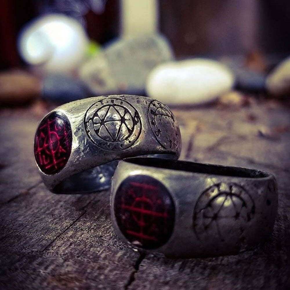 Agla Ring | Handmade Gothic Jewelry | Alchemy – Alchemy of England