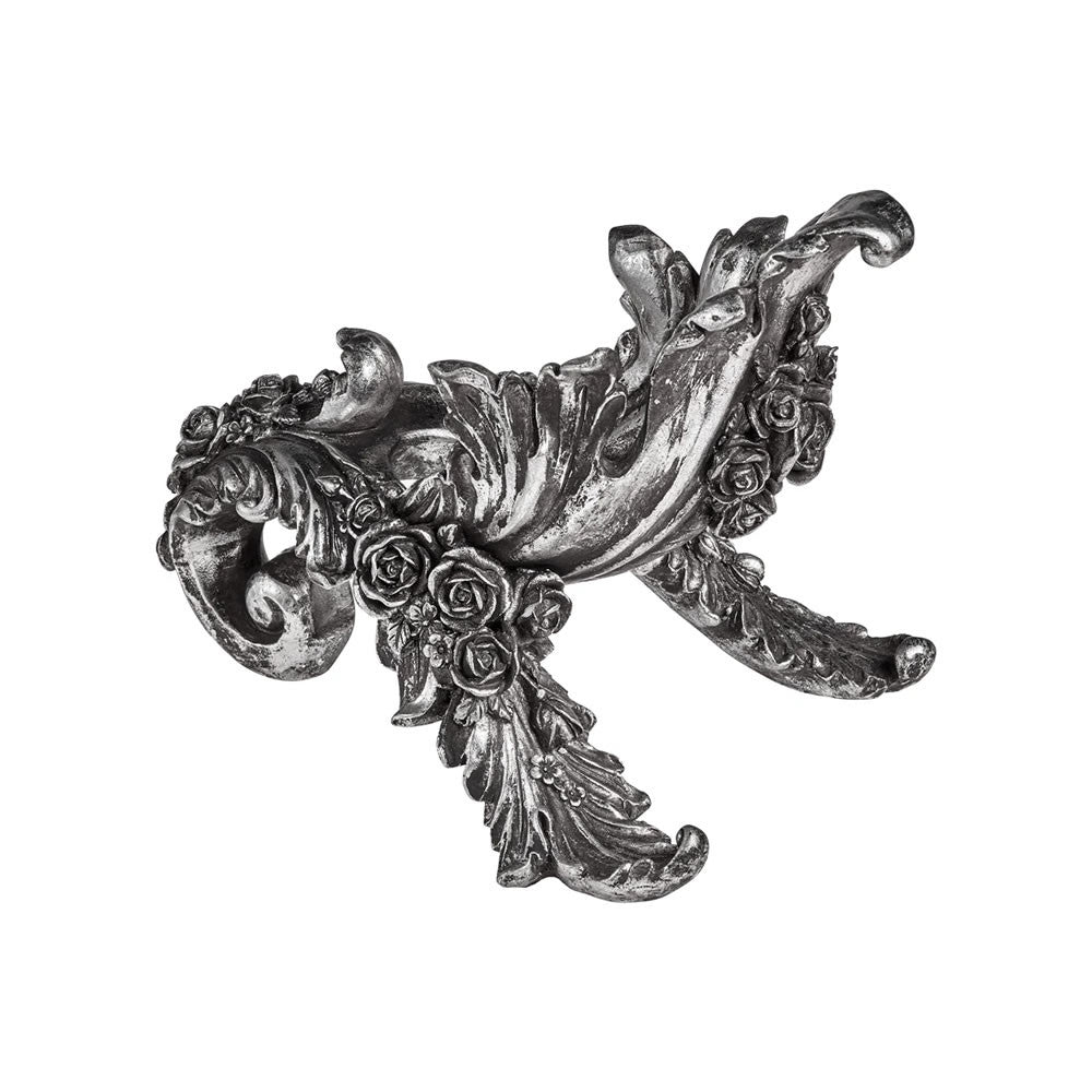 Antique Rose Wine Holder - Silver