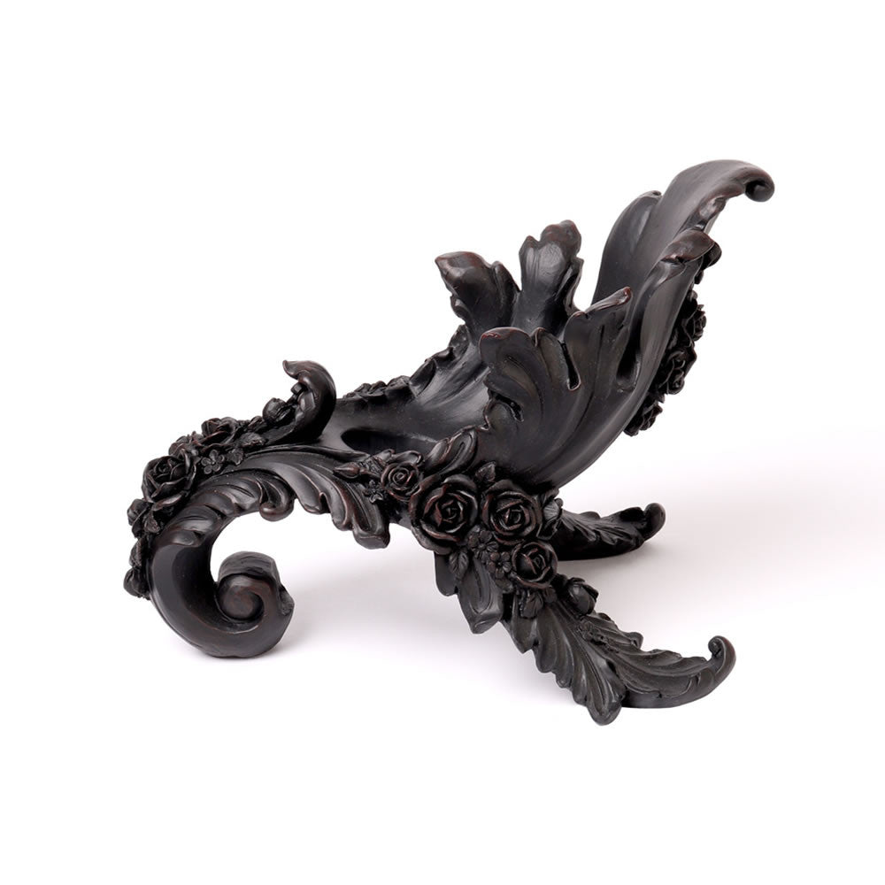 Antique Rose Wine Holder - Black