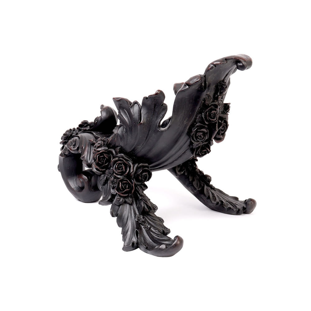 Antique Rose Wine Holder - Black
