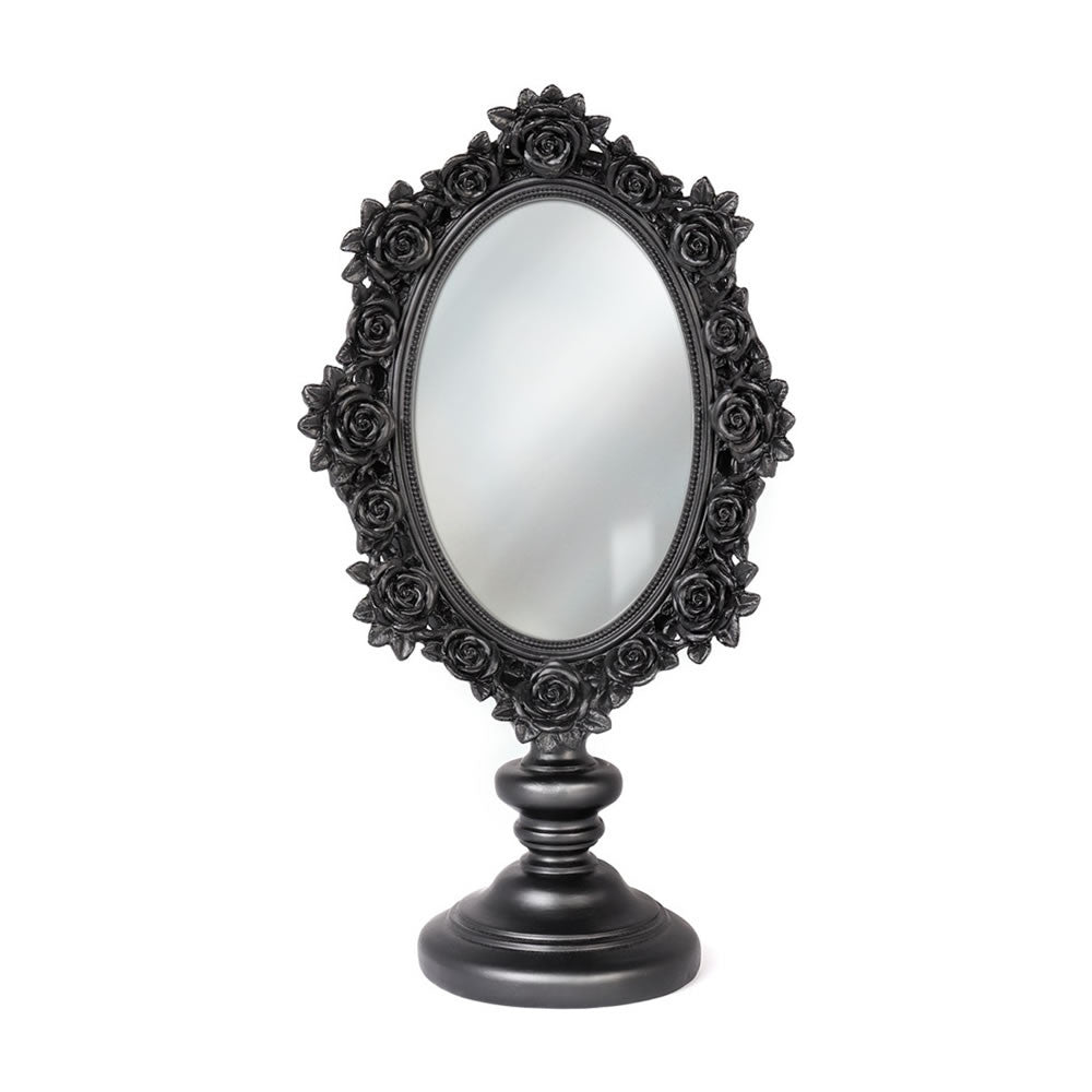 Black Rose Dressing Table Mirror
