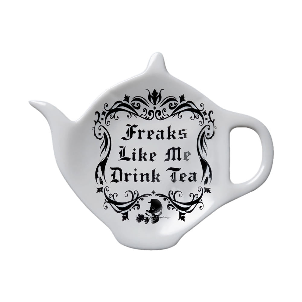 Freaks Like Me Drink Tea Spoon Rest