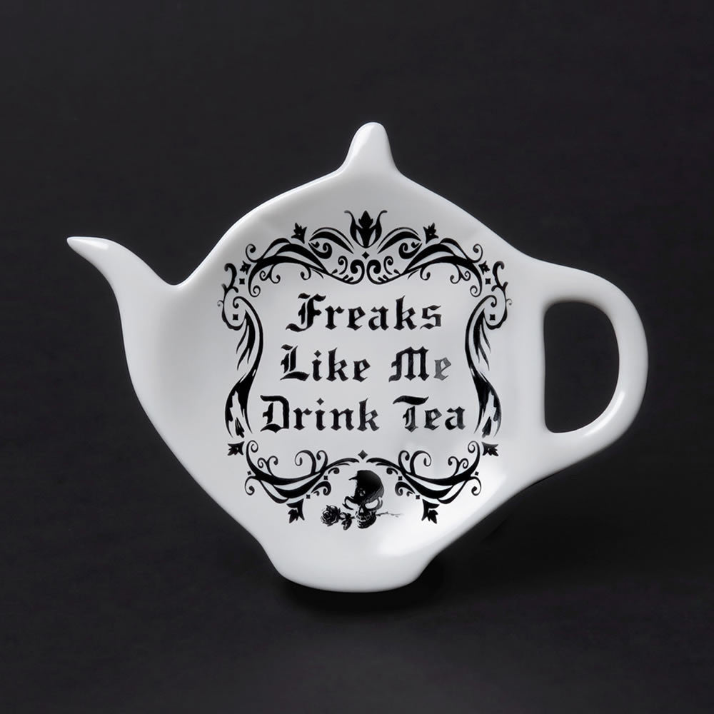 Freaks Like Me Drink Tea Spoon Rest