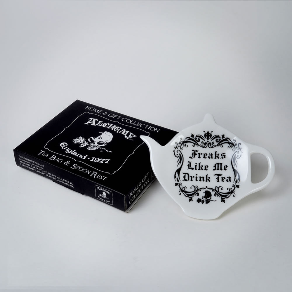 Freaks Like Me Drink Tea Spoon Rest