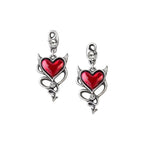 Devil Heart Earrings