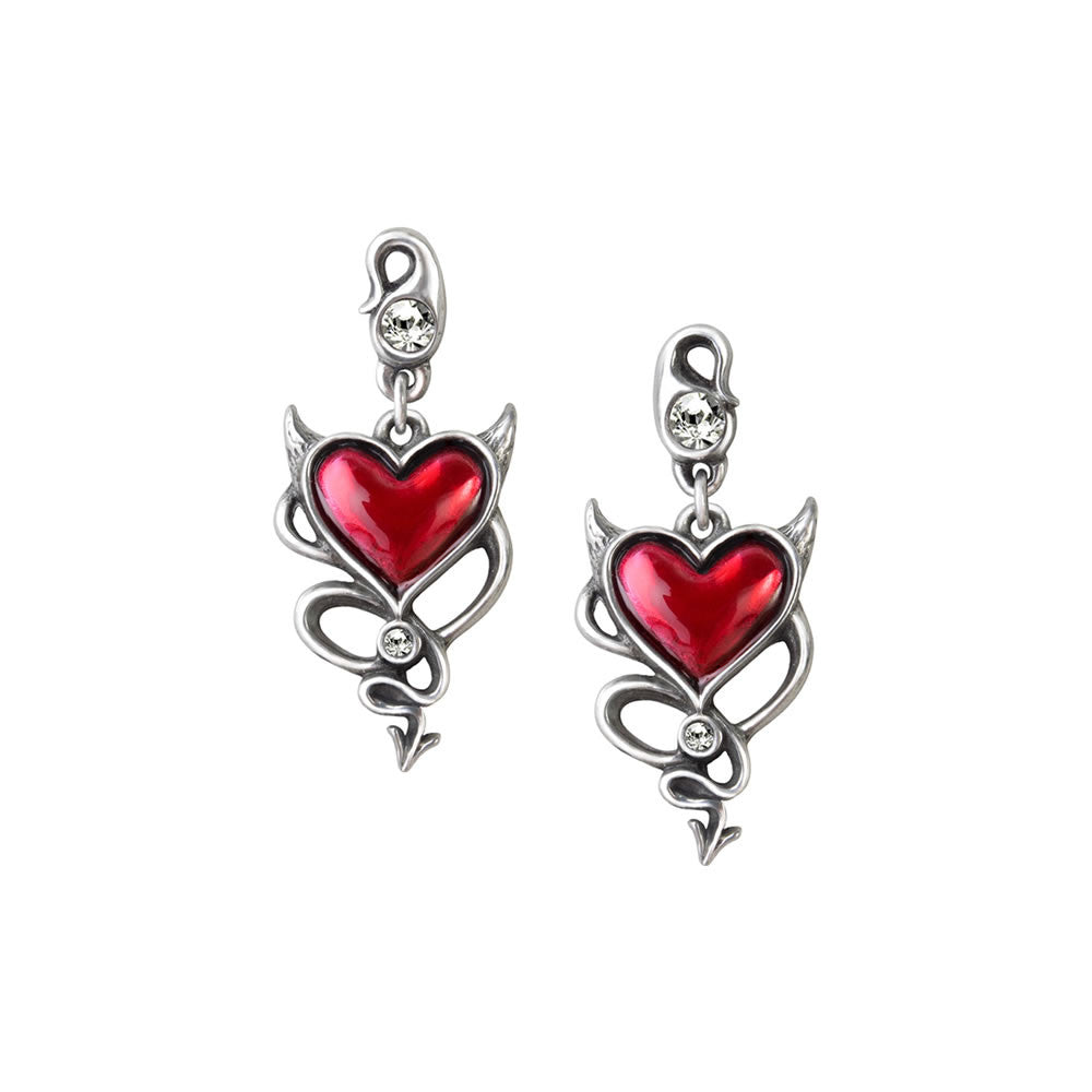 Devil Heart Earrings