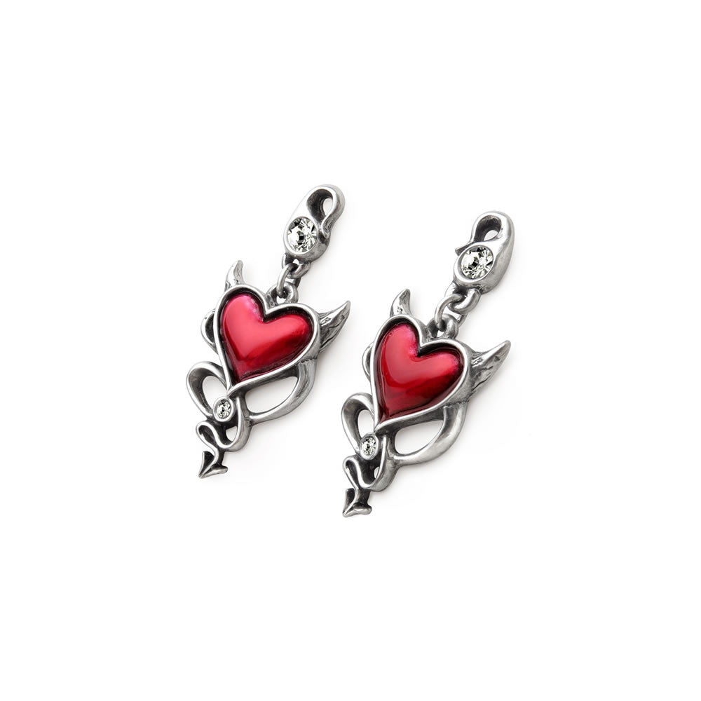 Devil Heart Earrings