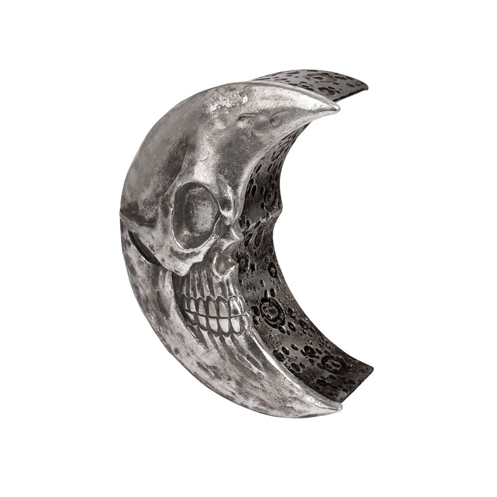Skull Moon Trinket & Jewelry Box - Silver
