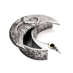 Skull Moon Trinket & Jewelry Box - Silver