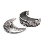 Skull Moon Trinket & Jewelry Box - Silver