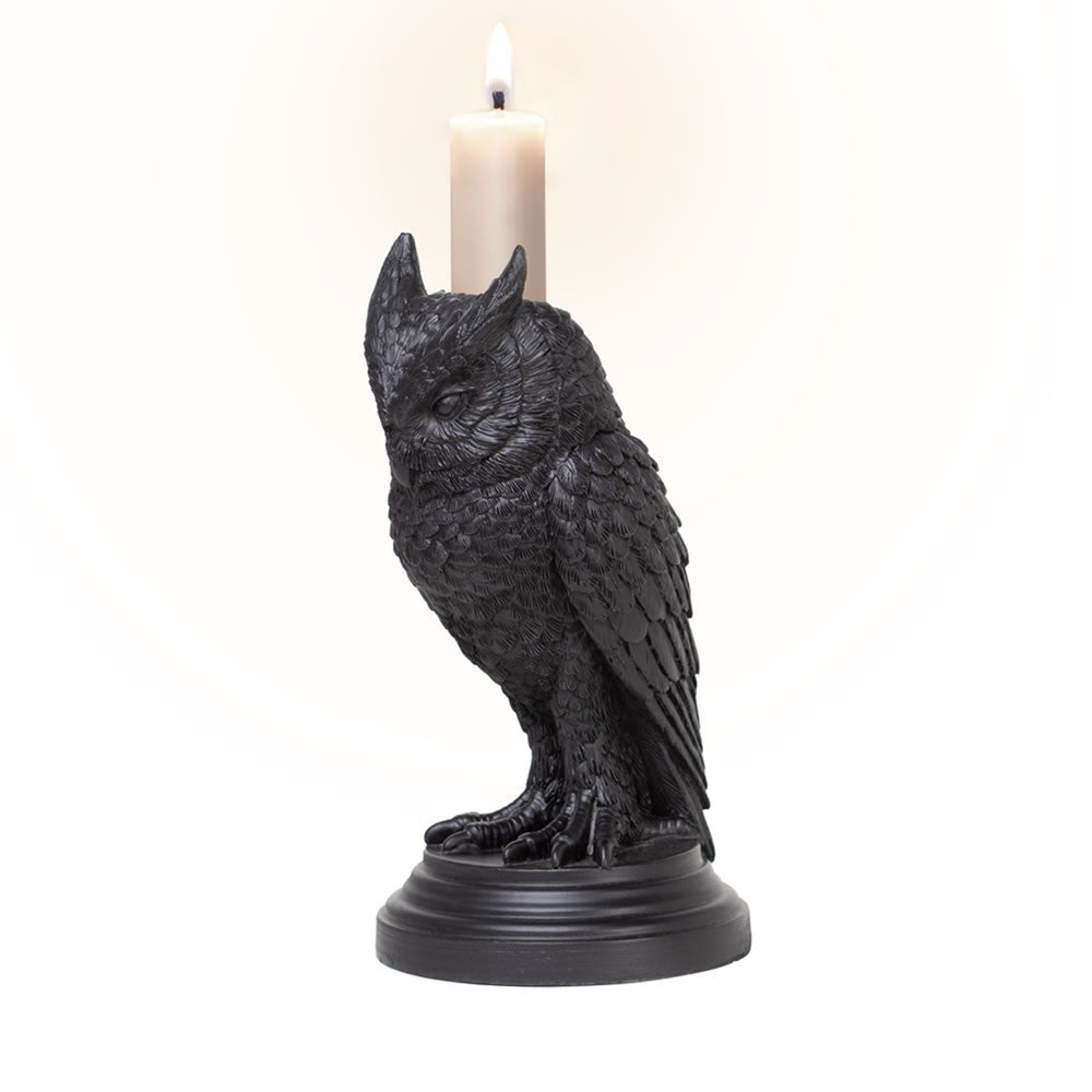 Owl of Astrontiel Candlestick Holder