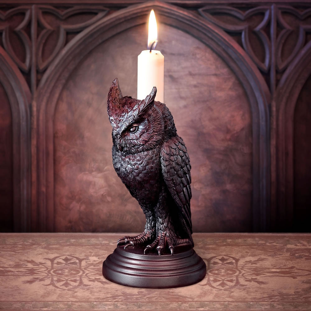 Owl of Astrontiel Candlestick Holder