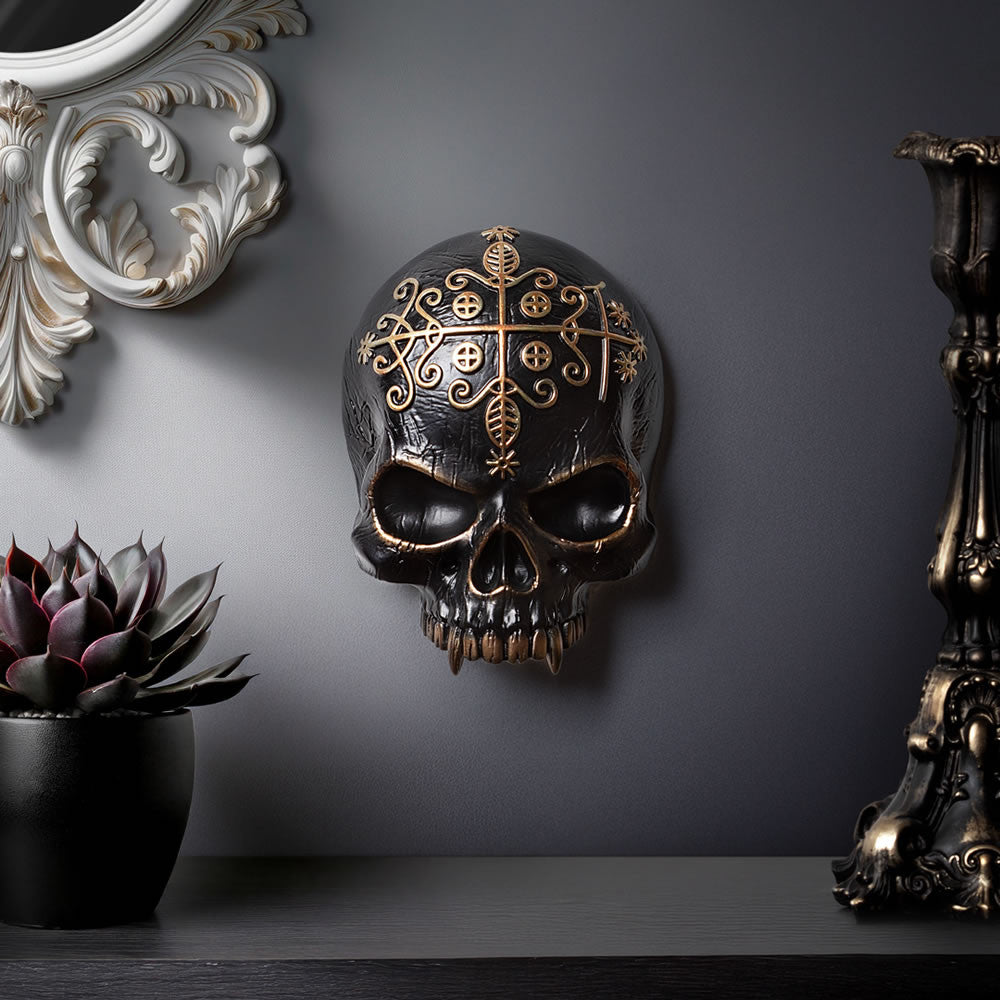 Voodoo Skull Masque Ornament