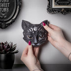 Mystic Moon Cat Masque Ornament