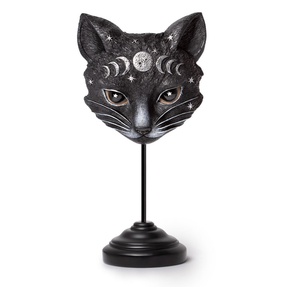 Mystic Moon Cat Masque Ornament