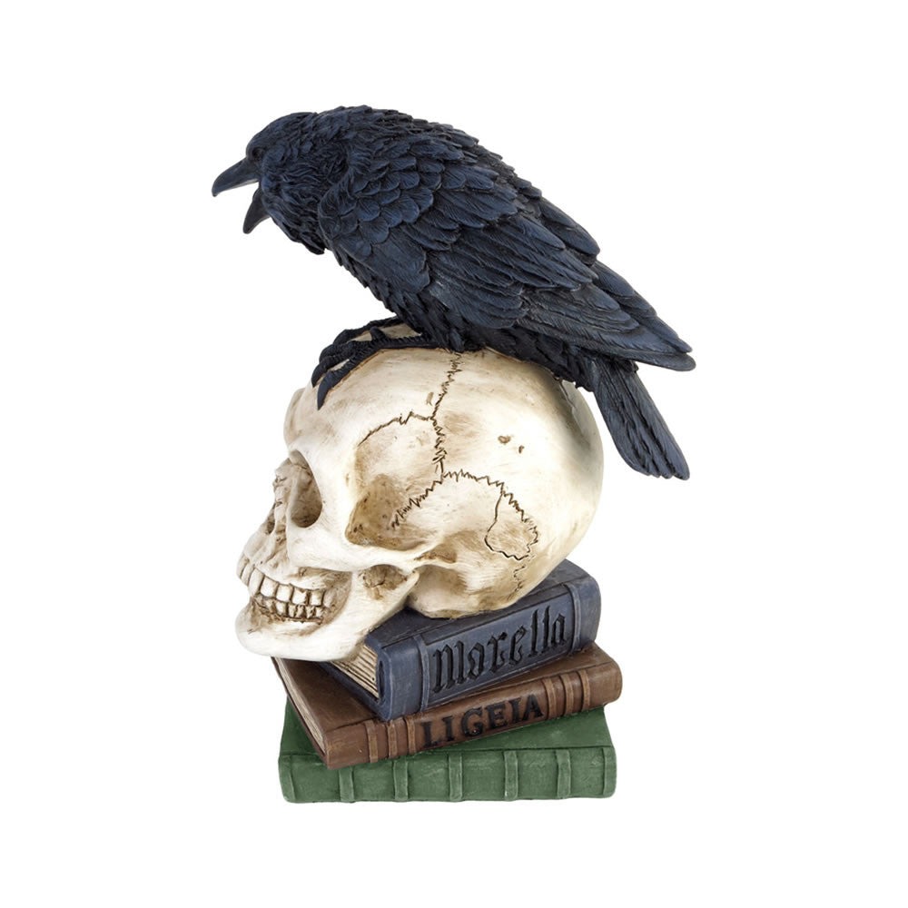 Poe's Raven Skull
