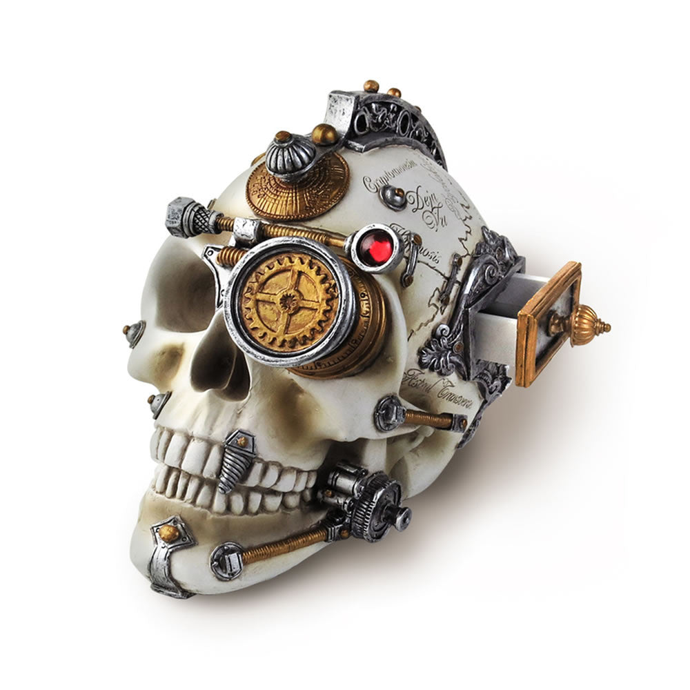 Erasmus Darwin's Steam-Cerebrum Skull