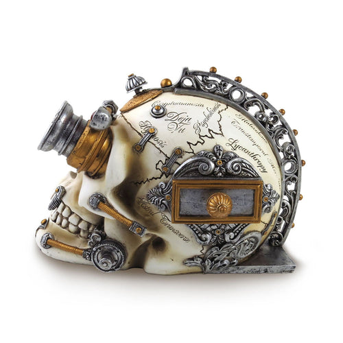 Erasmus Darwin's Steam-Cerebrum Skull