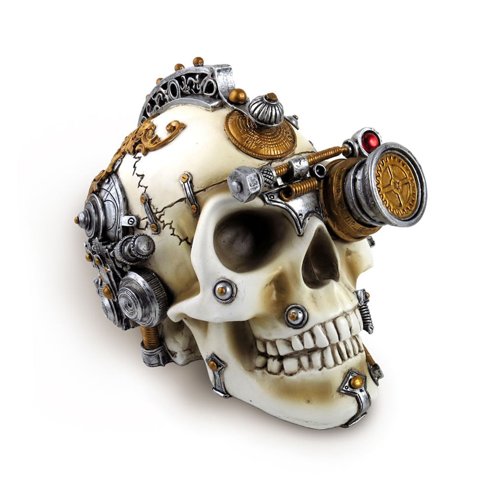 Erasmus Darwin's Steam-Cerebrum Skull