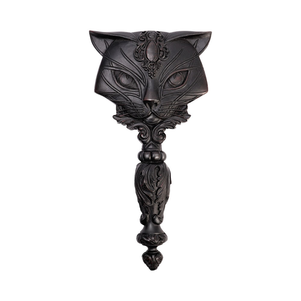 Sacred Cat Hand Mirror - Black
