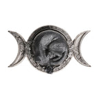 Triple Moon Black Cat Ornament