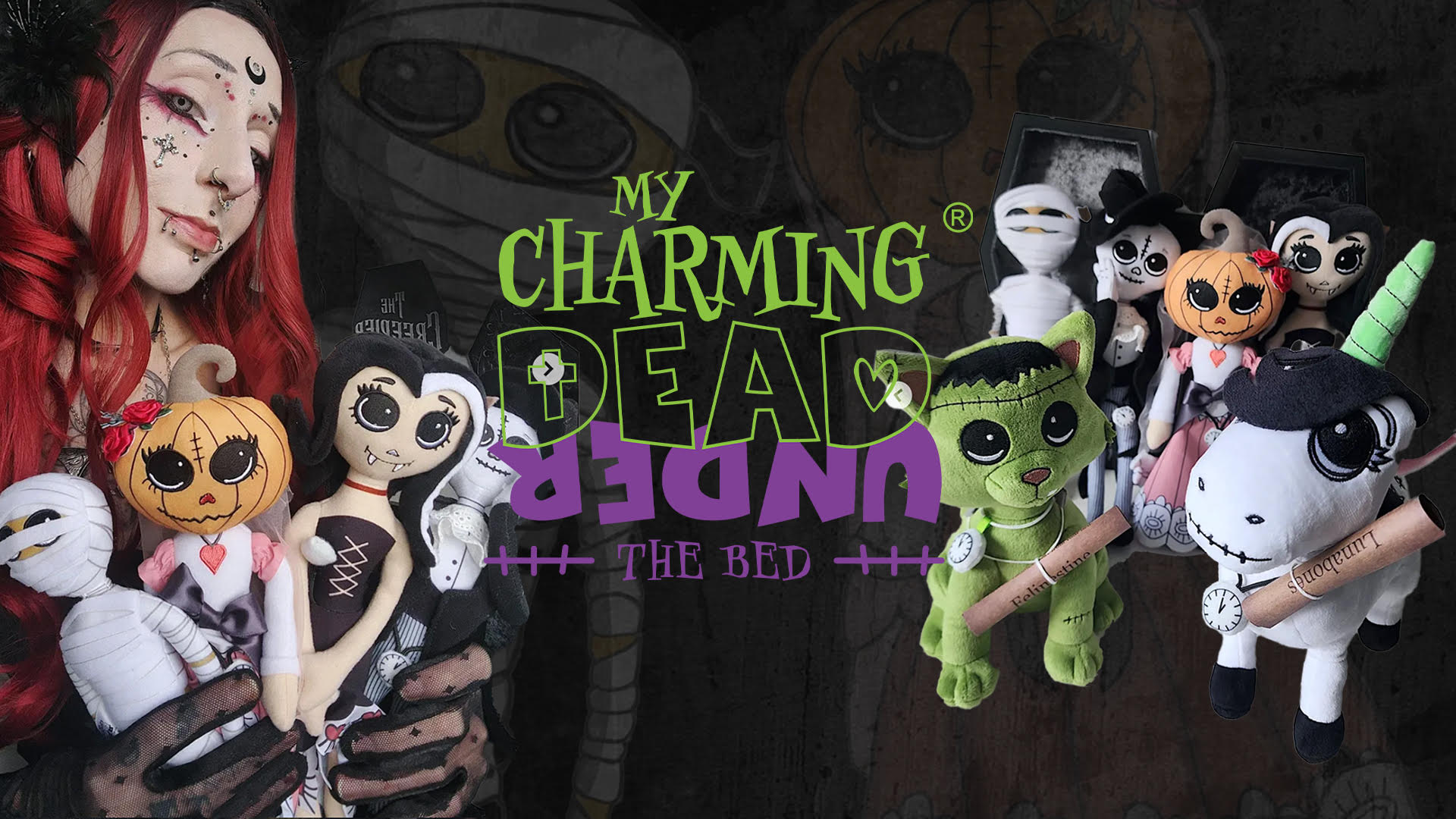 My Charming Dead - Under the Bed plush toy collection