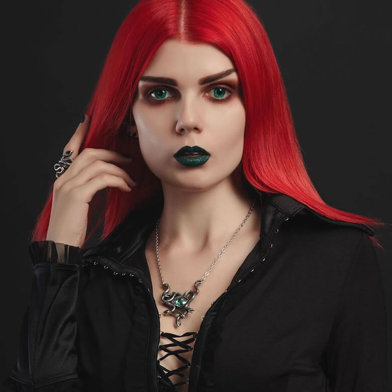 Gorgon's Eye Necklace & Psalm 68 Ring