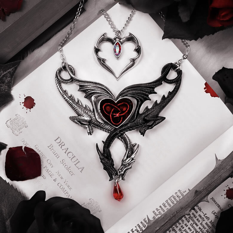 The Confluence of Opposites Necklace & Batheart Pendant