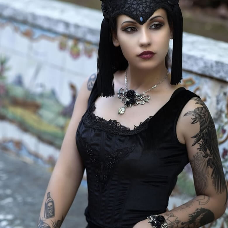 Bacchanal Rose Necklace