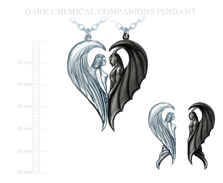 Dark Chemical Companion Design Sketch