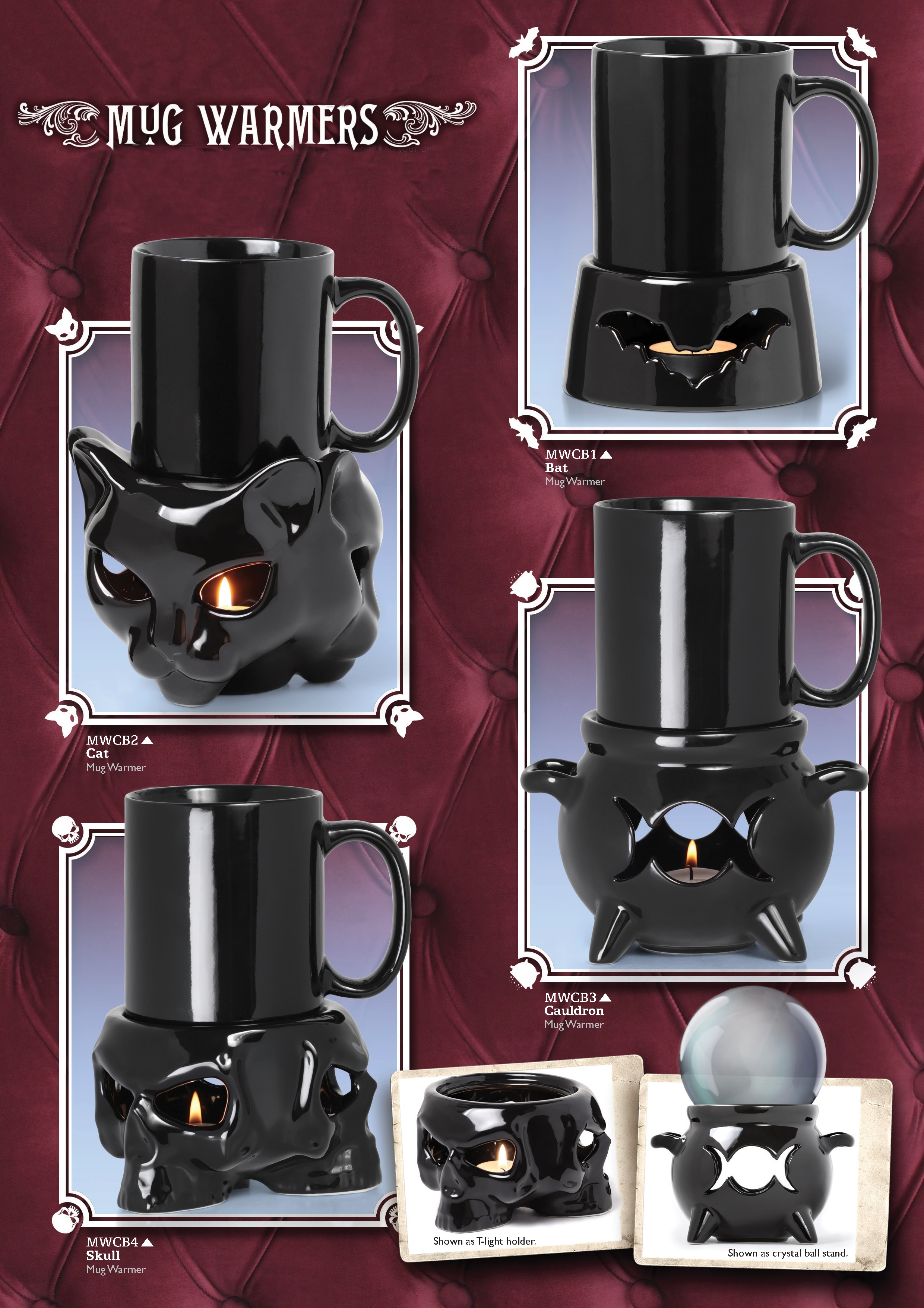 MWCB4 - Skull Mug Warmer - Alchemy of England