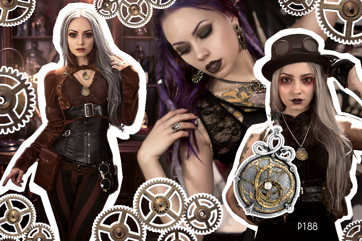 Steampunk Duo in Arbor Elegance and Adventure